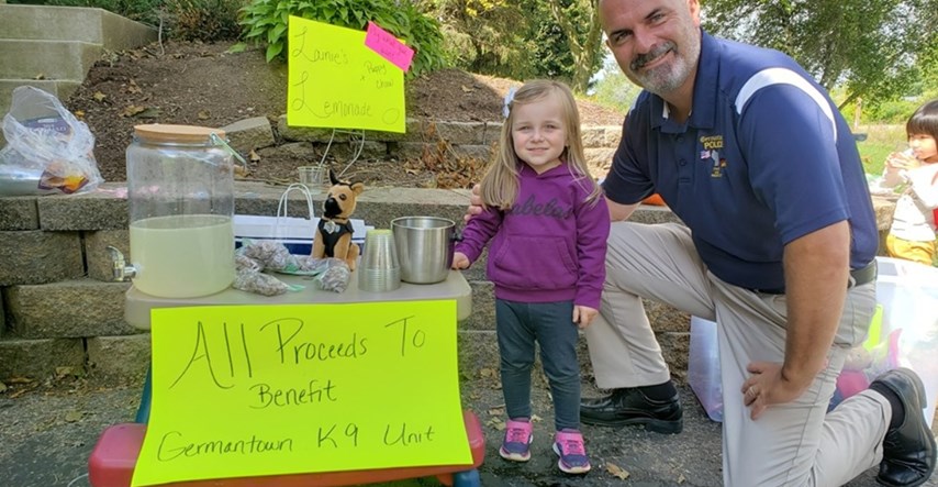 Ima samo tri godine, a policiji je donirala novac za nabavu psa